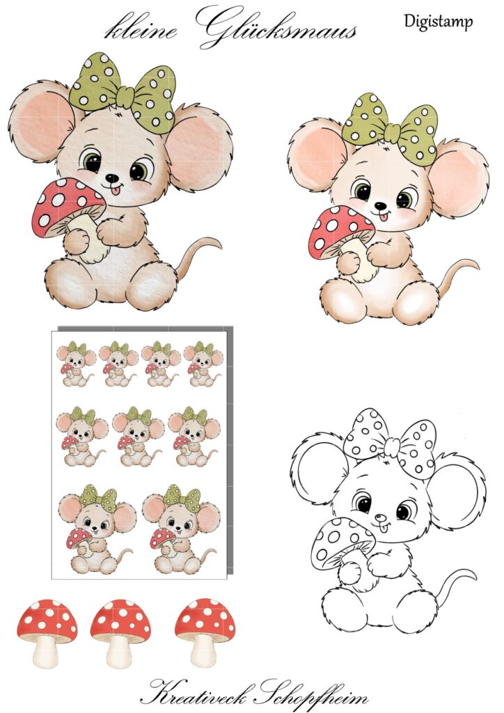 DigiStamp „Kleine Glücksmaus“
