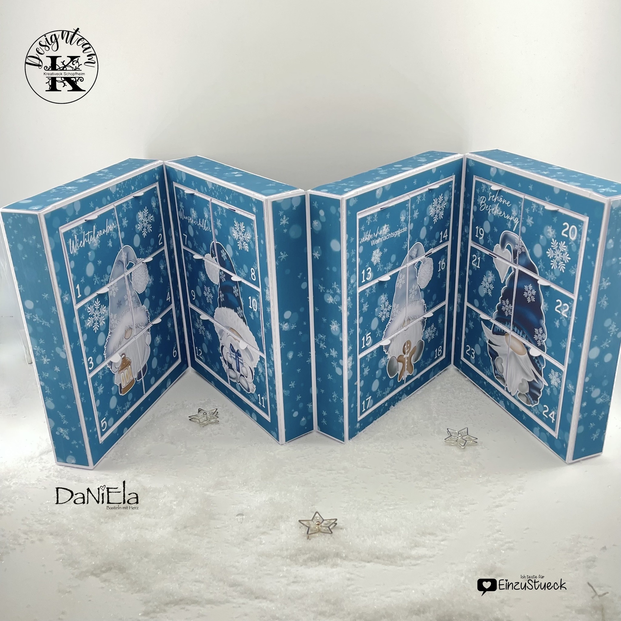 Digi-Set „Weihnachtswichtel" – DigiStamp, DigiPaper & Sprüche – Bild 3